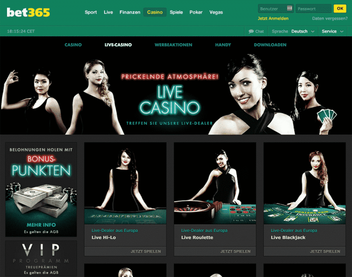 bet365 livedealer casino