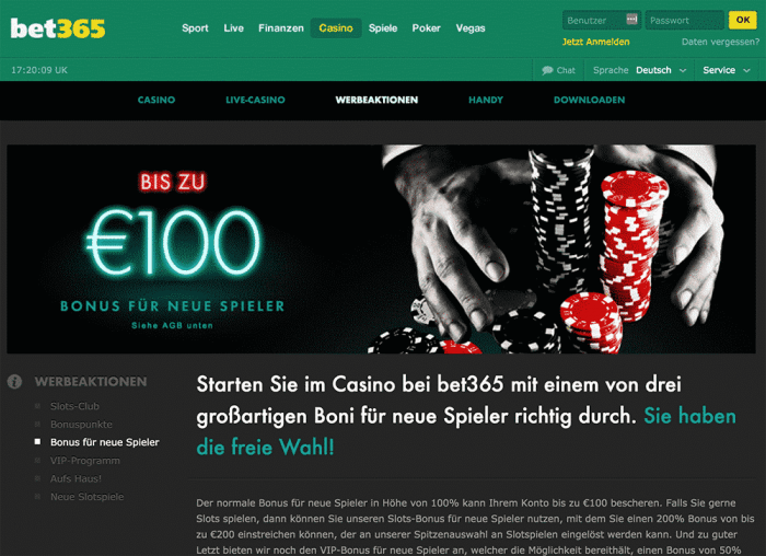 bet365casino bonus