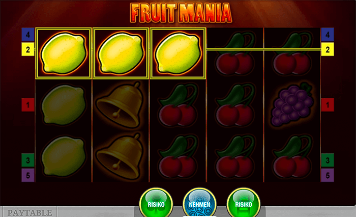 fruitmania bally wulff